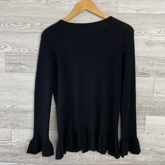 Charter Club luxury Black Cashmeres Peplum sweater - Picture 6 of 8